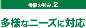 併設の強み.2