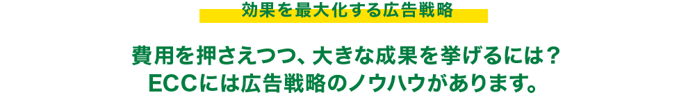 効果を最大化する広告戦略