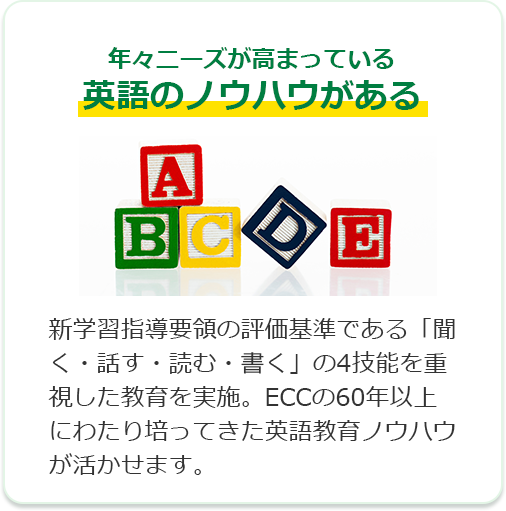 ECCベストワンxECCジュニア運営のご提案